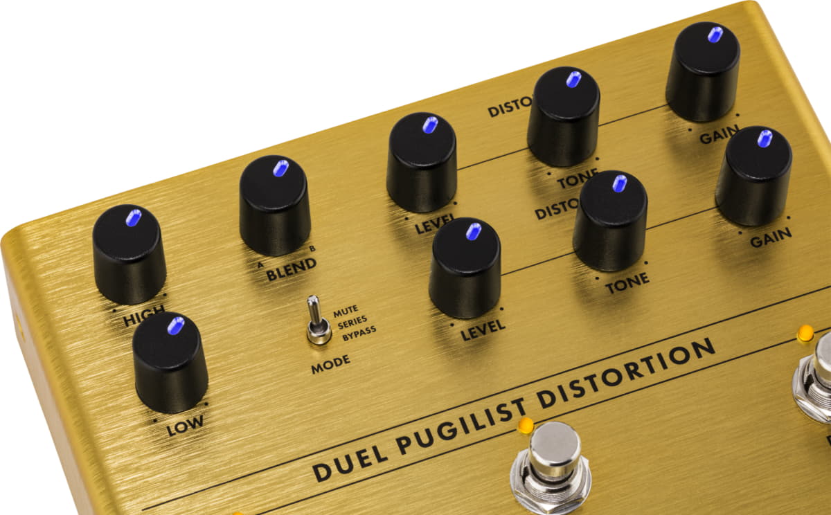 Педаль эффектов Fender DUEL PUGILIST DISTORTION, Черный - 14