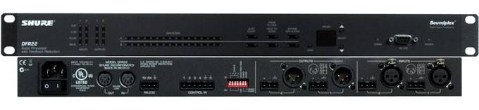 Микрофонный процессор Shure DFR22E - 4