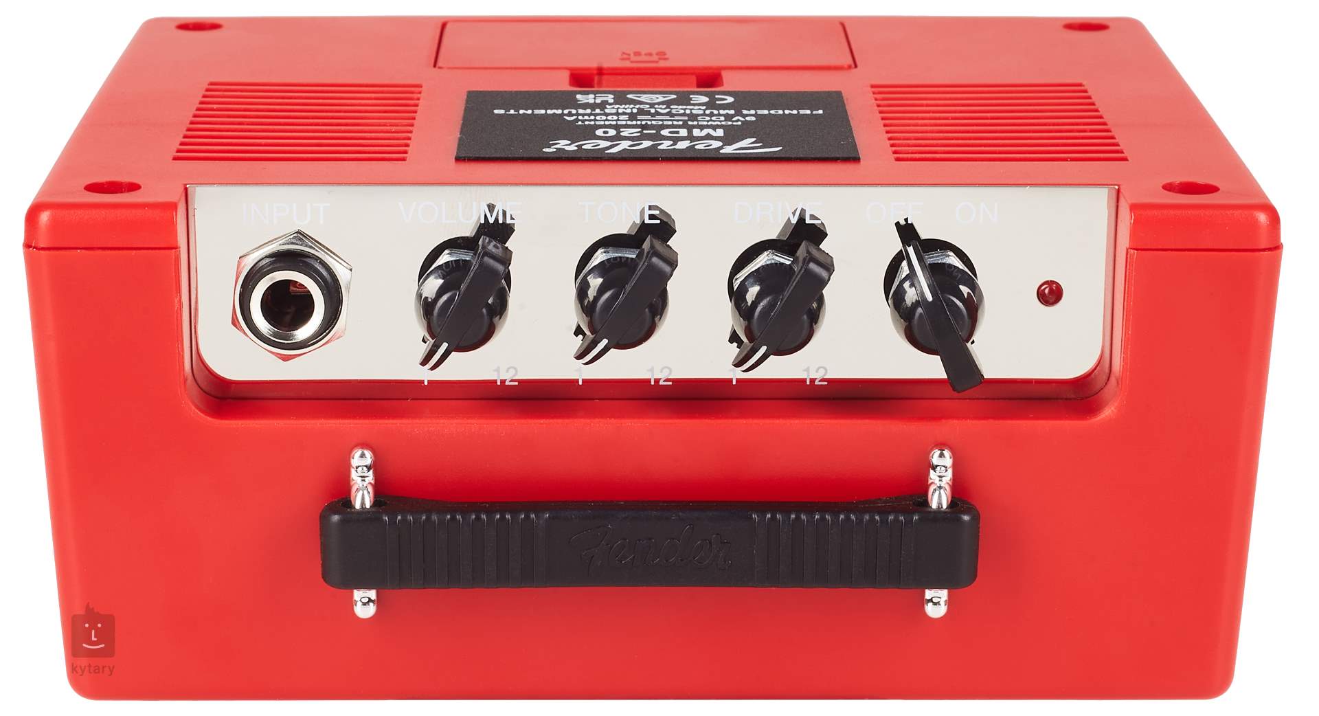 Комбоусилитель Fender MINI DELUXE AMP RED для электрогитары, Красный - 11