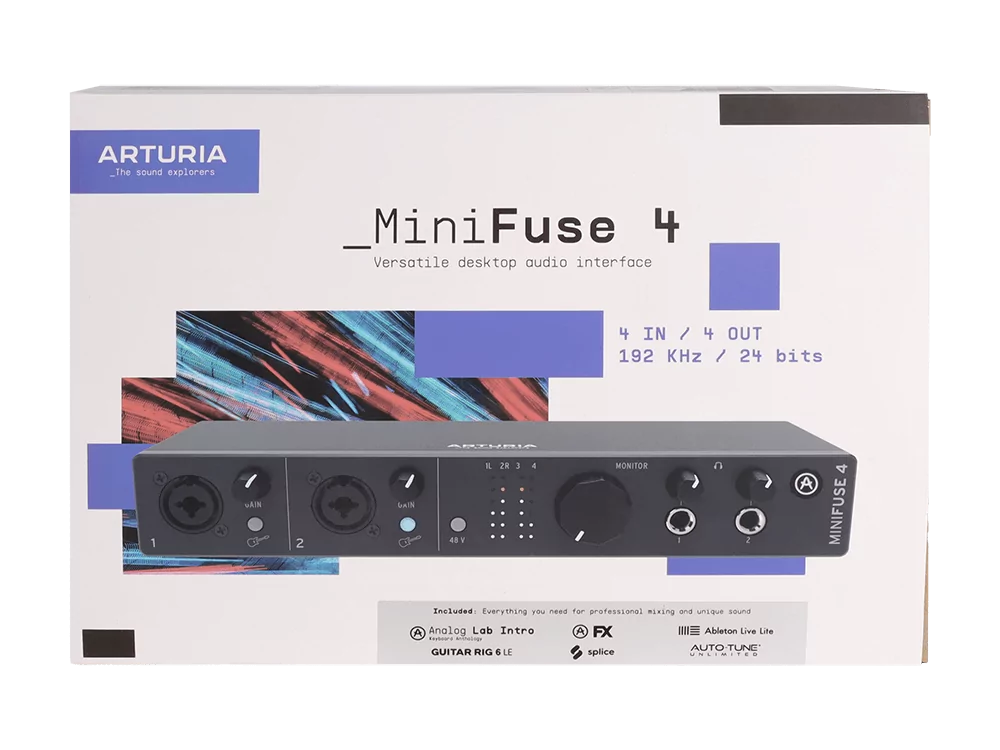 Внешняя звуковая карта Arturia MiniFuse 4 Black - 34