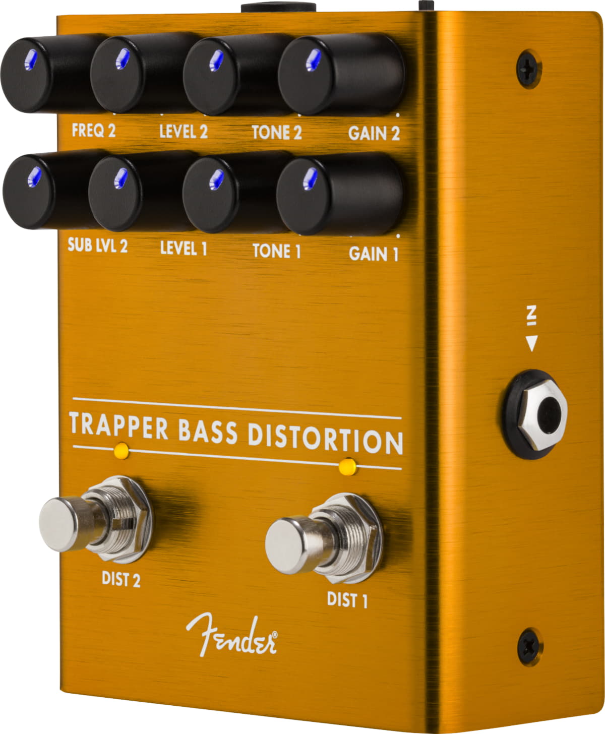 Педаль эффектов Fender TRAPPER BASS DISTORTION, Черный - 10