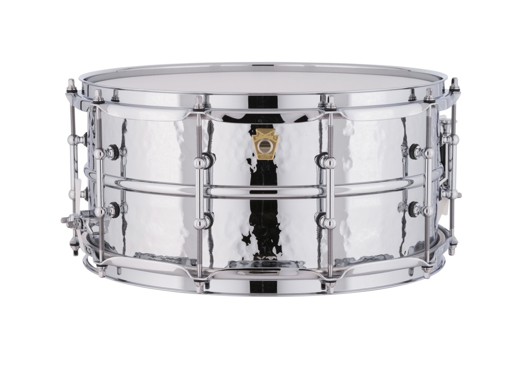 Малый барабан 14" х 6.5" Ludwig LM402KT Supraphonic, чеканка, алюминий - 4