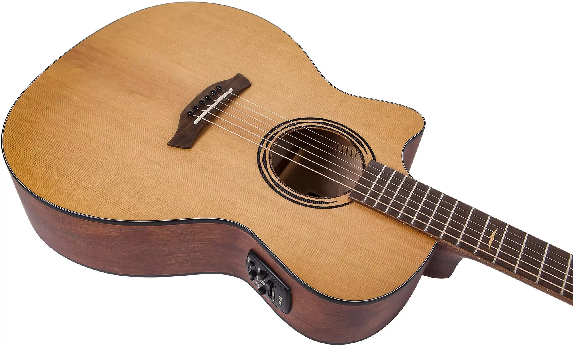 Леворукая электроакустическая гитара Baton Rouge AR21C/ACE-L - 11