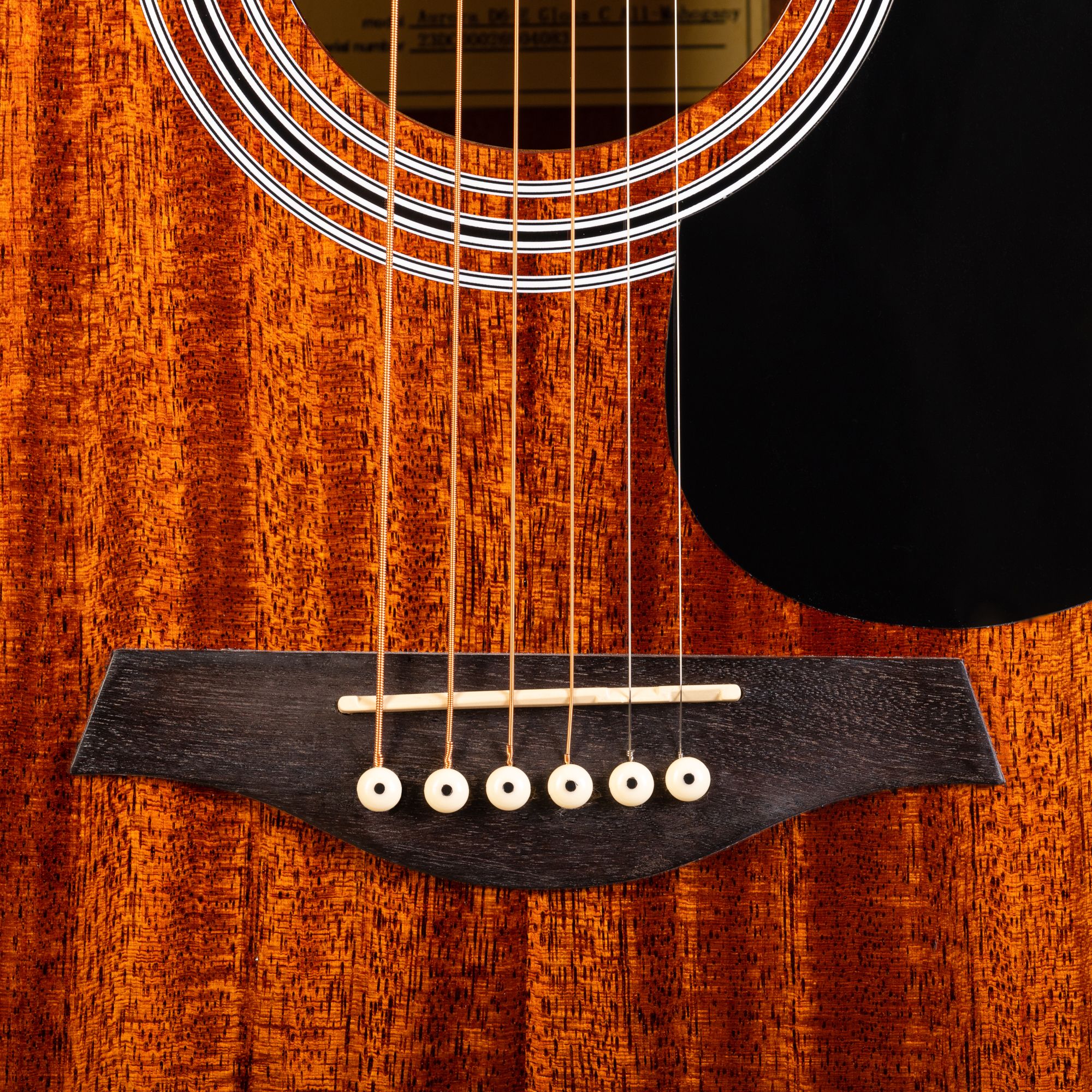 Акустическая гитара Rockdale Aurora D6 C All-Mah E Gloss - 16