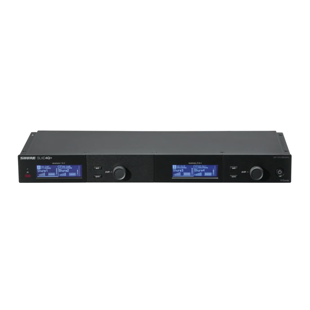 Беспроводной приёмник 4-канальный SHURE SLXD4QDAN+E G65 - 2