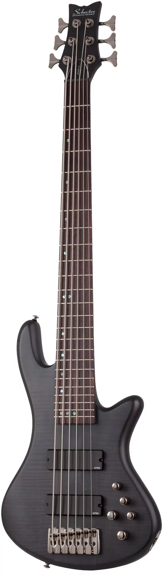 Бас-гитара Schecter STILETTO STUDIO-6 See Thru Blue Satin - 2