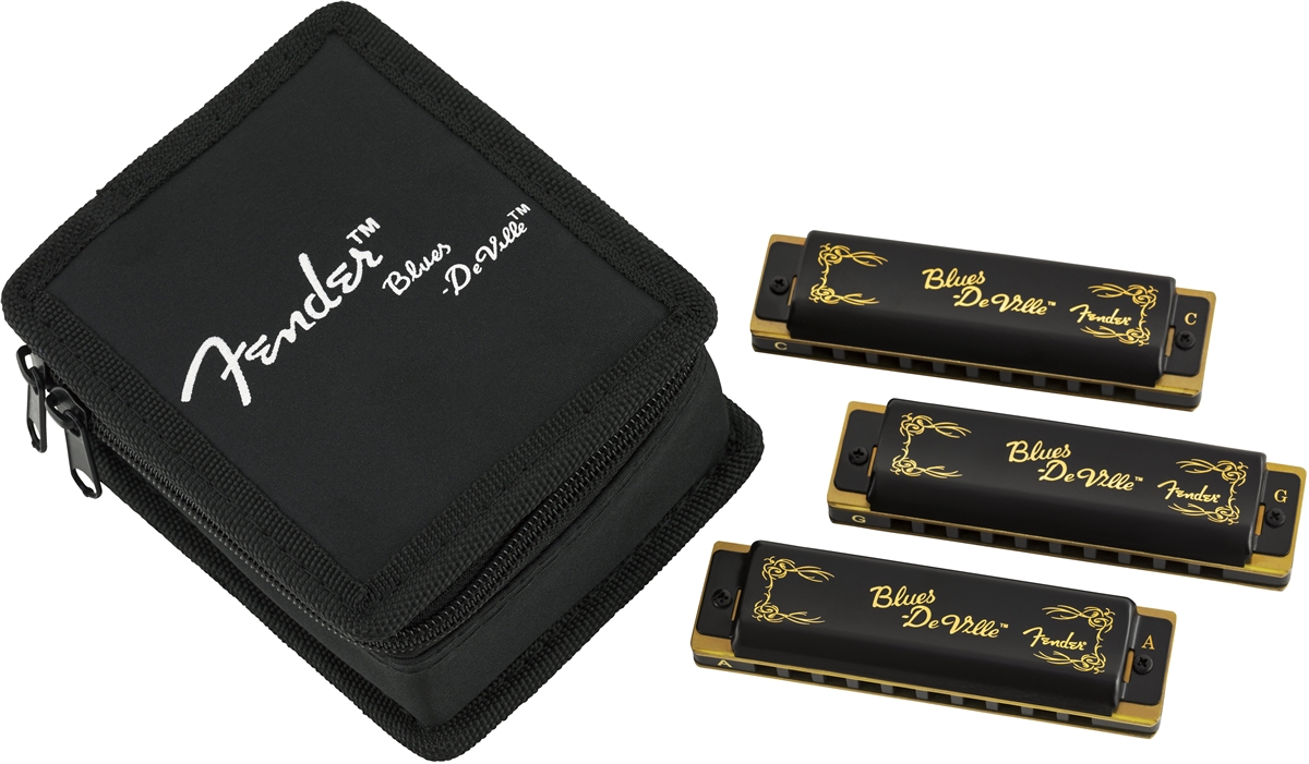 Губная гармоника Fender Blues DeVille Harmonica 3 Pack - 2