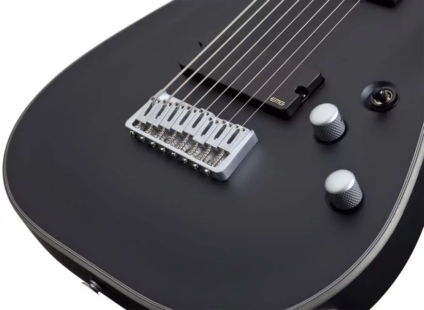 Электрогитара Schecter DAMIEN PLATINUM-8 Satin Black - 10