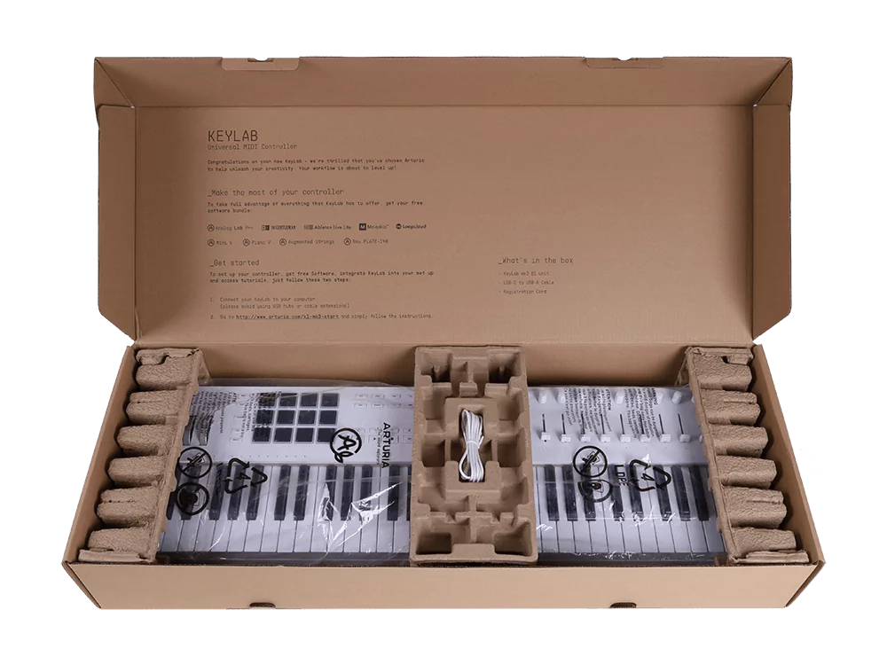 MIDI-клавиатура Arturia KeyLAB 61 MK3 White - 32