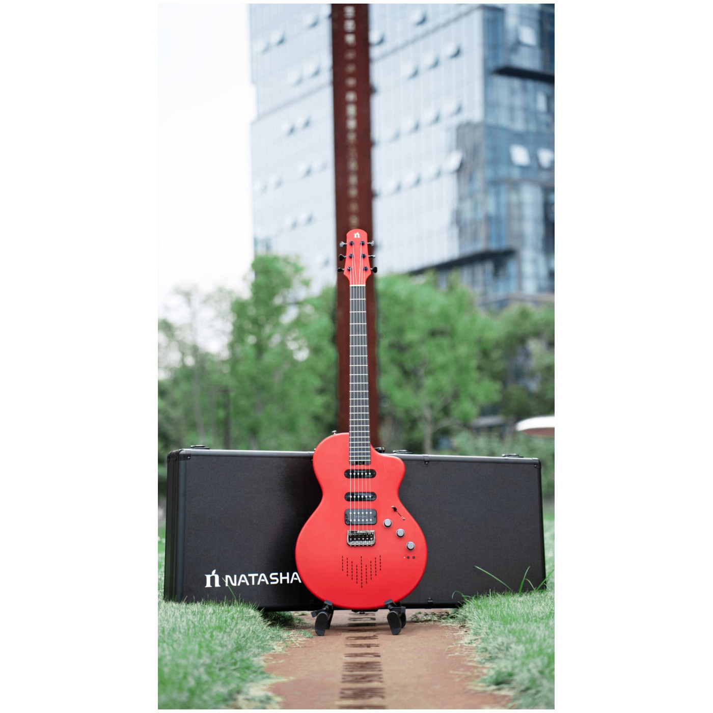 Смарт-электрогитара Natasha SEEKER Imperial Red - 51