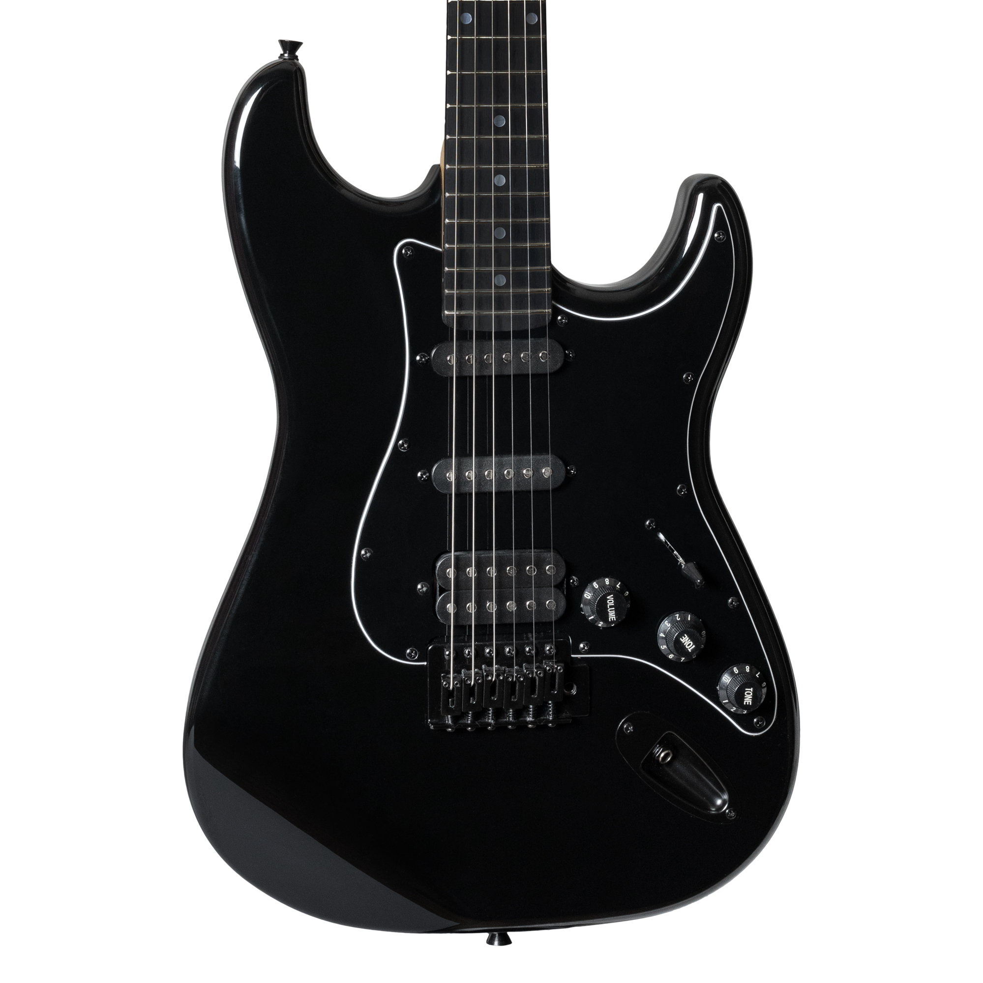 Электрогитара Rockdale Stars Black Limited Edition HSS BK - 15