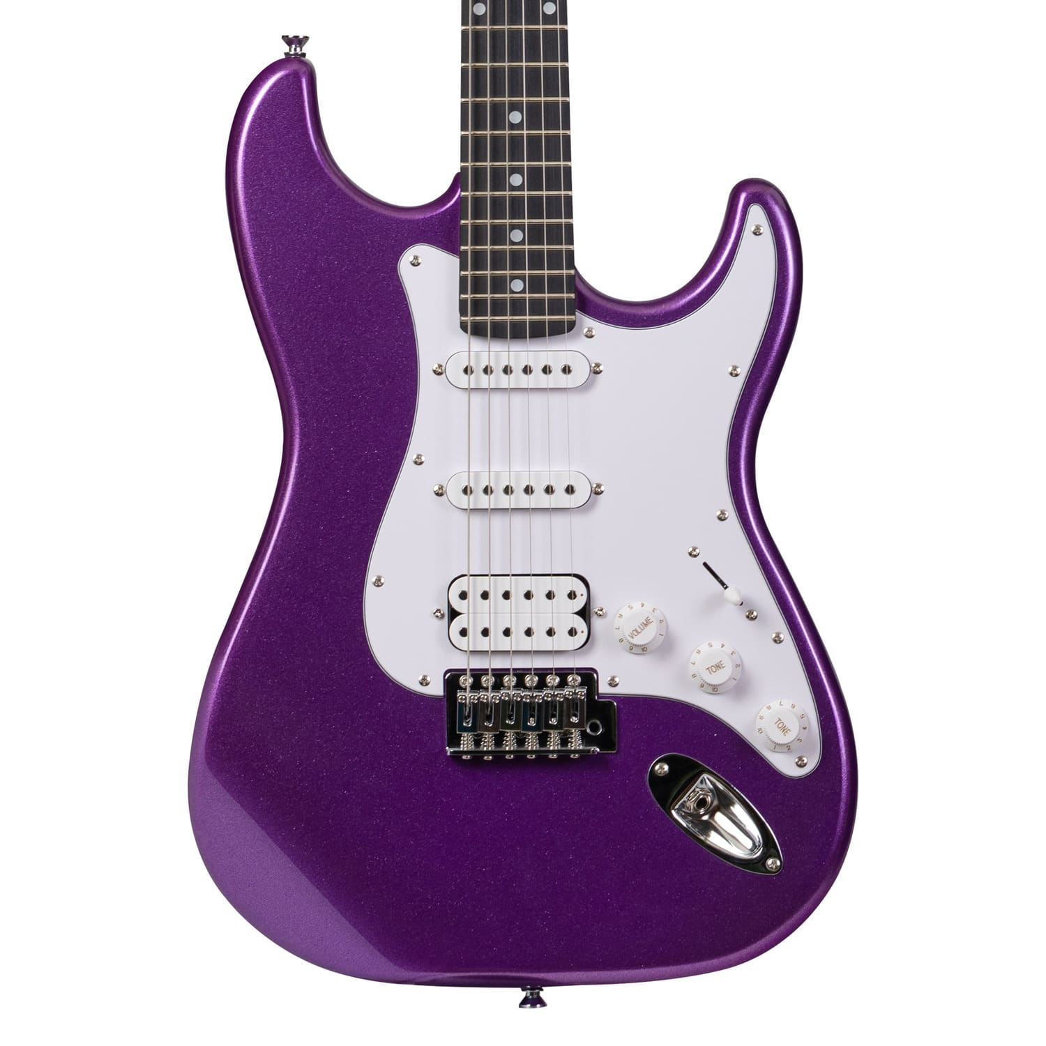 Электрогитара Rockdale Stars HSS Violet Metallic, Фиолетовый - 16