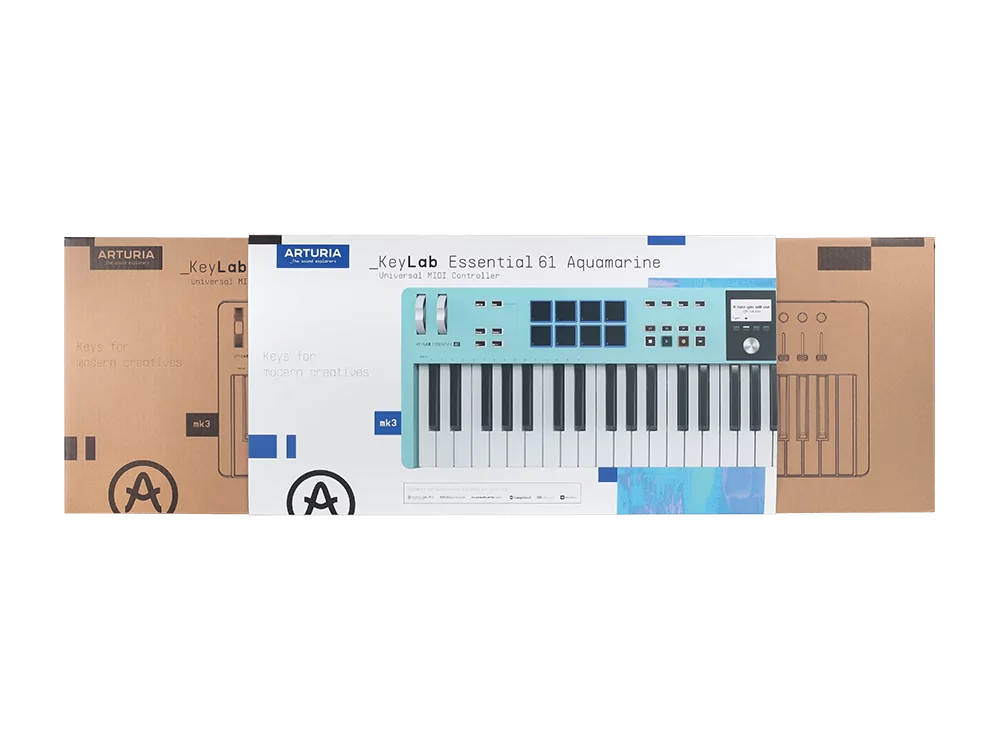 MIDI-клавиатура Arturia KeyLab Essential 61 mk3 Aquamarine - 29