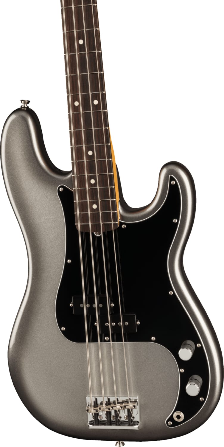 Бас-гитара Fender American PRO II Presicion Bass RW Mercury - 10