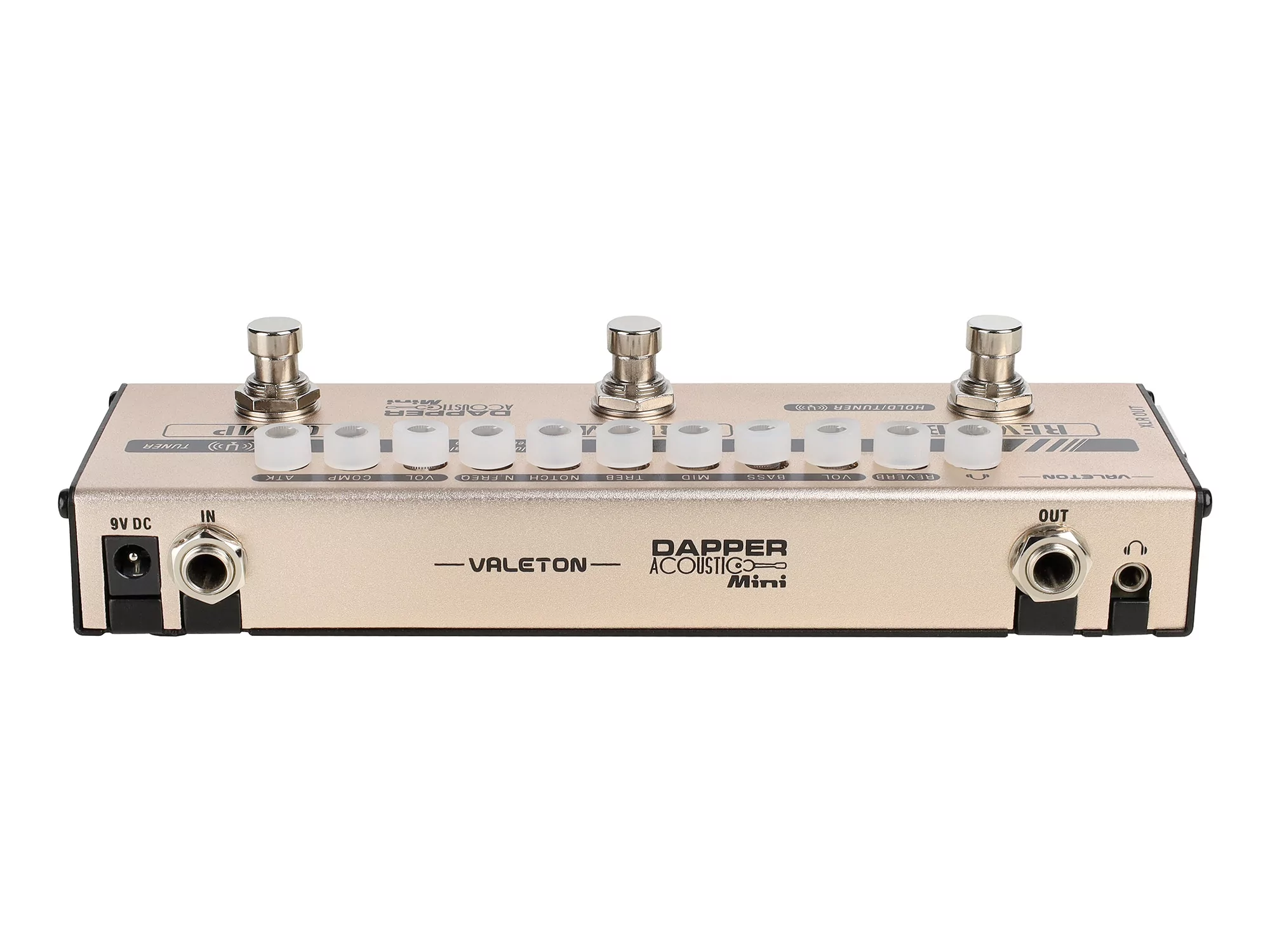 Педаль эффектов для акустической гитары Valeton MES-4 Dapper Acoustic Mini - 25