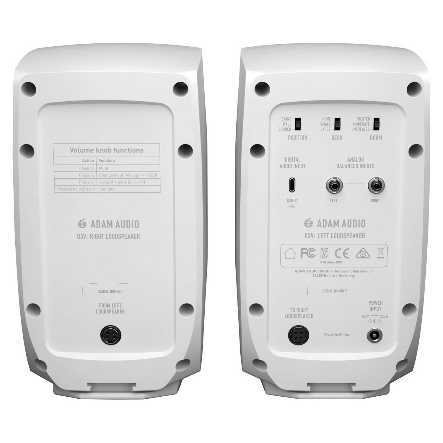 Активный монитор Adam D3V WH - 15