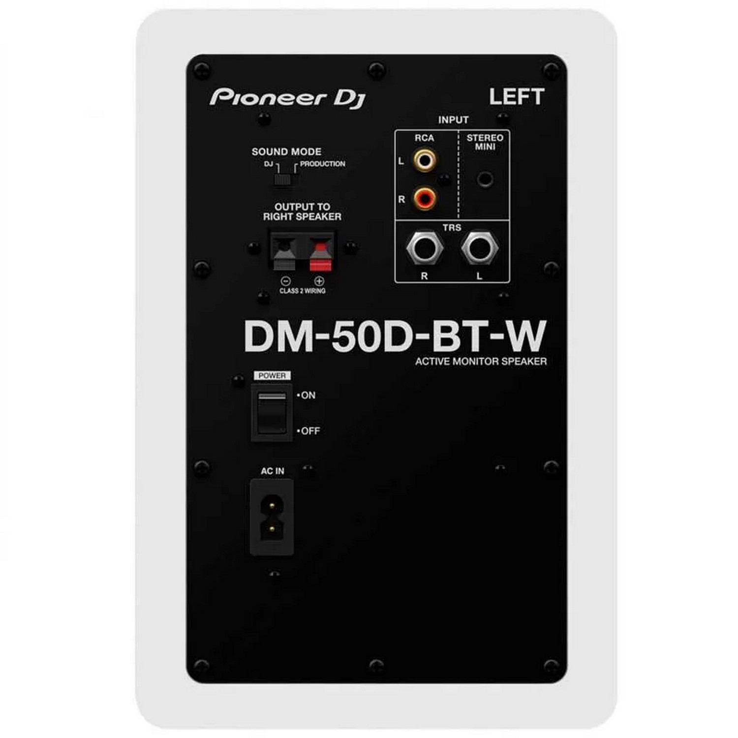 Пара студийных мониторов PIONEER DM-50D-BT-W - 14