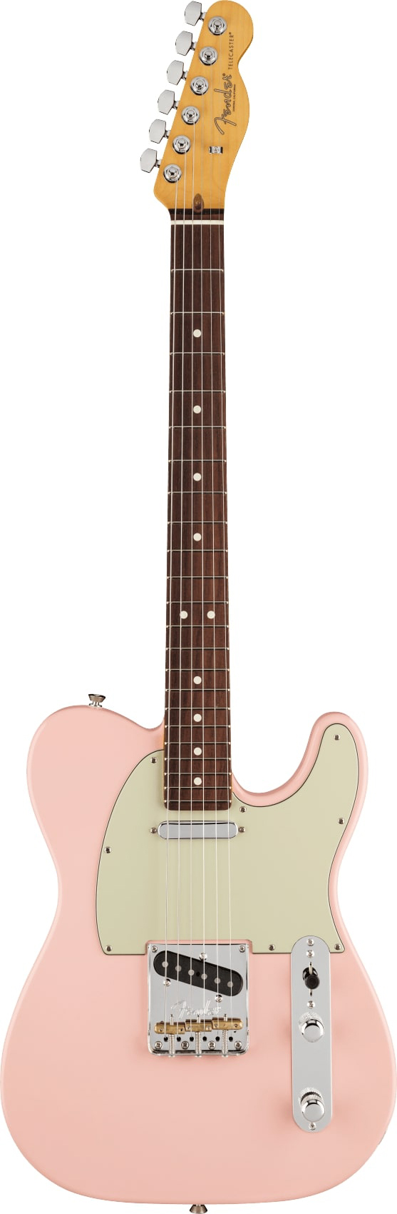 Электрогитара Fender American PRO II Telecaster RW Shell Pink, Розовый Shell - 8