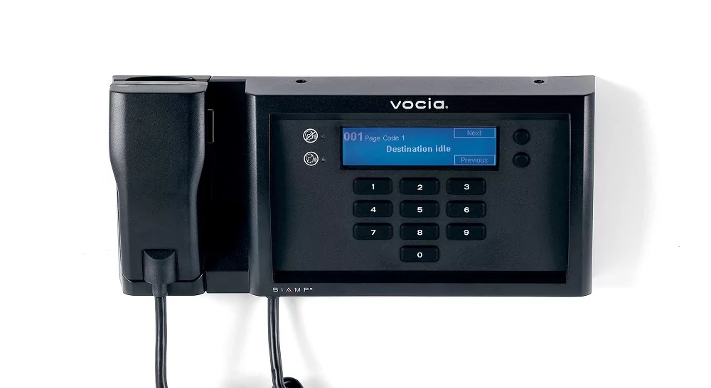 Настенная микрофонная консоль Biamp Vocia WS-10 - 2