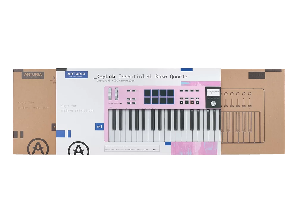 MIDI-клавиатура Arturia KeyLab Essential 61 mk3 Rose Quartz - 29