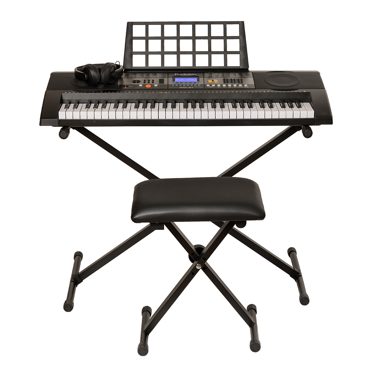 Синтезатор Rockdale Keys RKK-61, Черный - 12