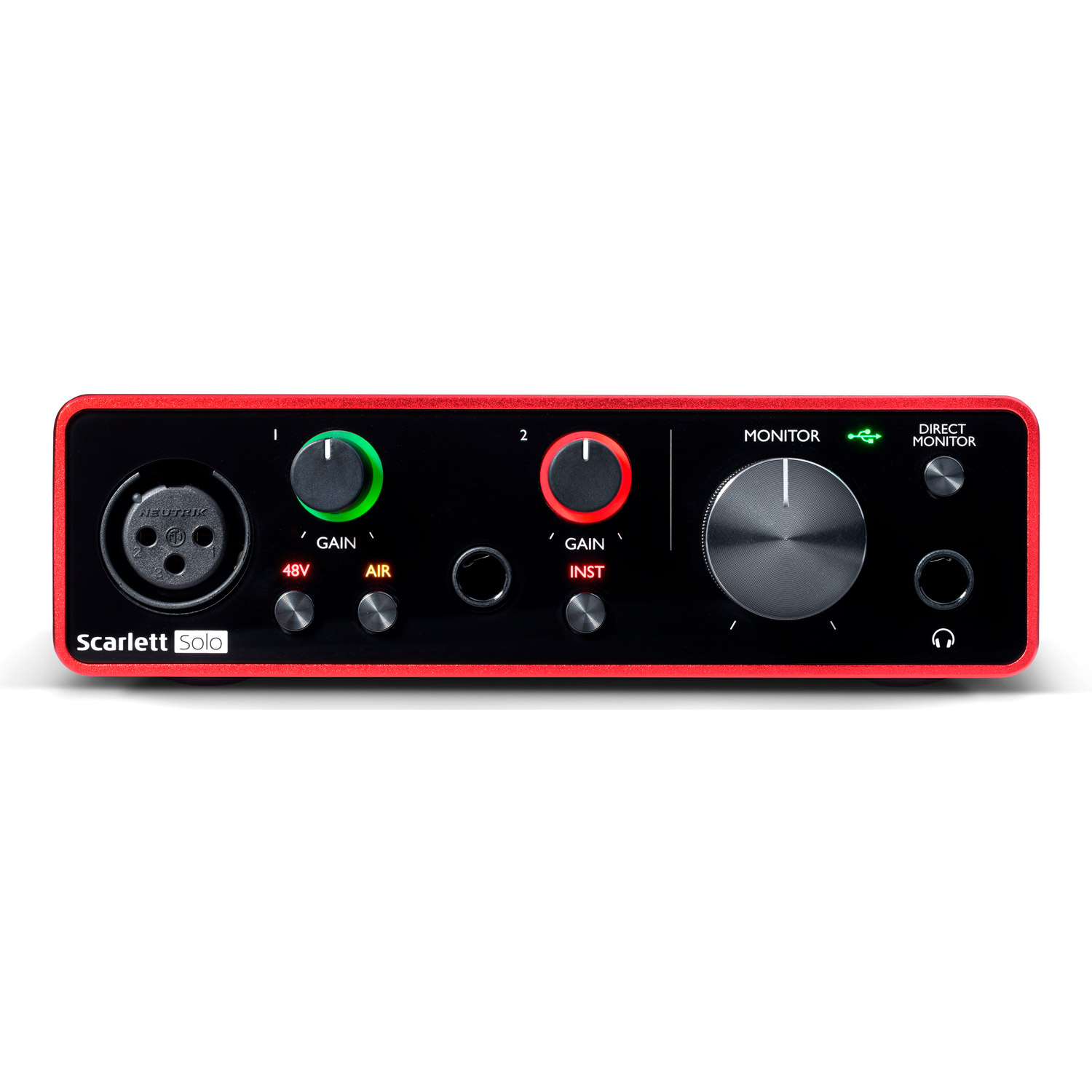 Аудиоинтерфейс Focusrite Scarlett Solo 3rd Gen, Черный - 8