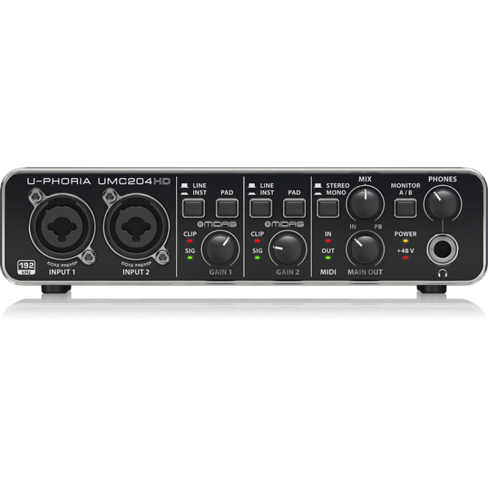 Аудиоинтерфейс Behringer UMC204HD - 6