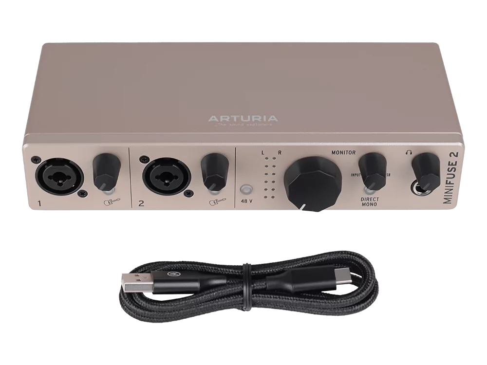 Внешняя звуковая карта Arturia MiniFuse 2 Champagne - 21
