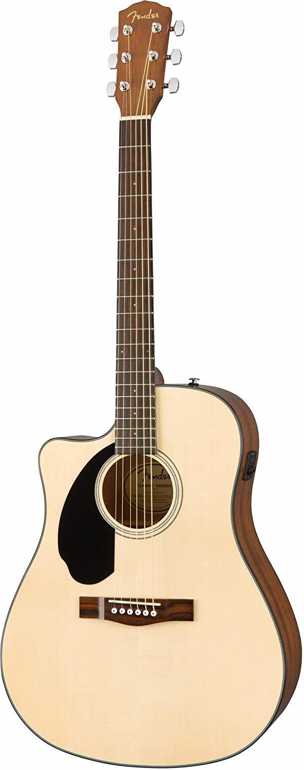 Акустическая гитара Fender CD-60SCE Left-Hand Natural - 8