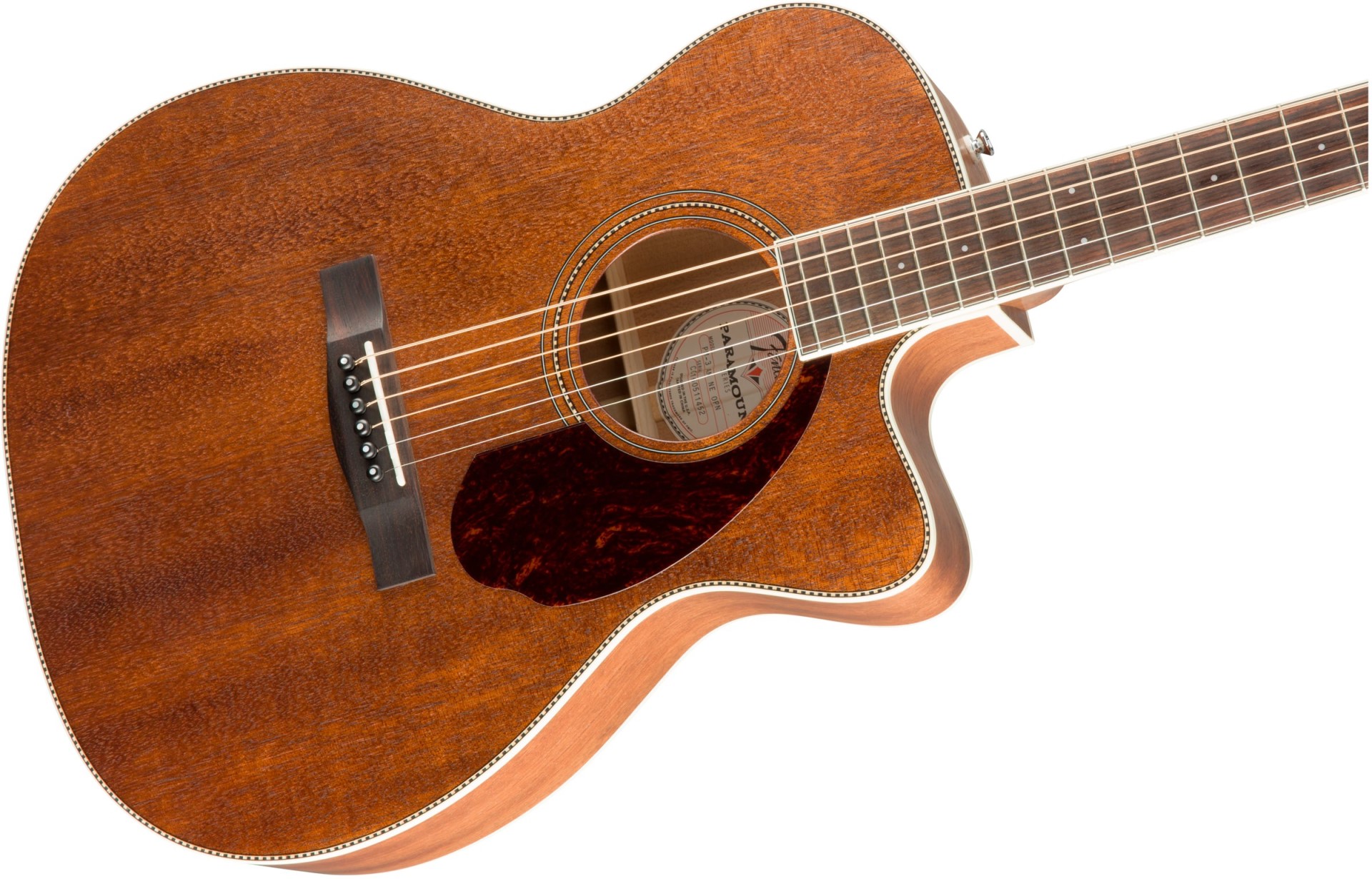 Акустическая гитара Fender PM-3C Mahogany Triple-O - 9