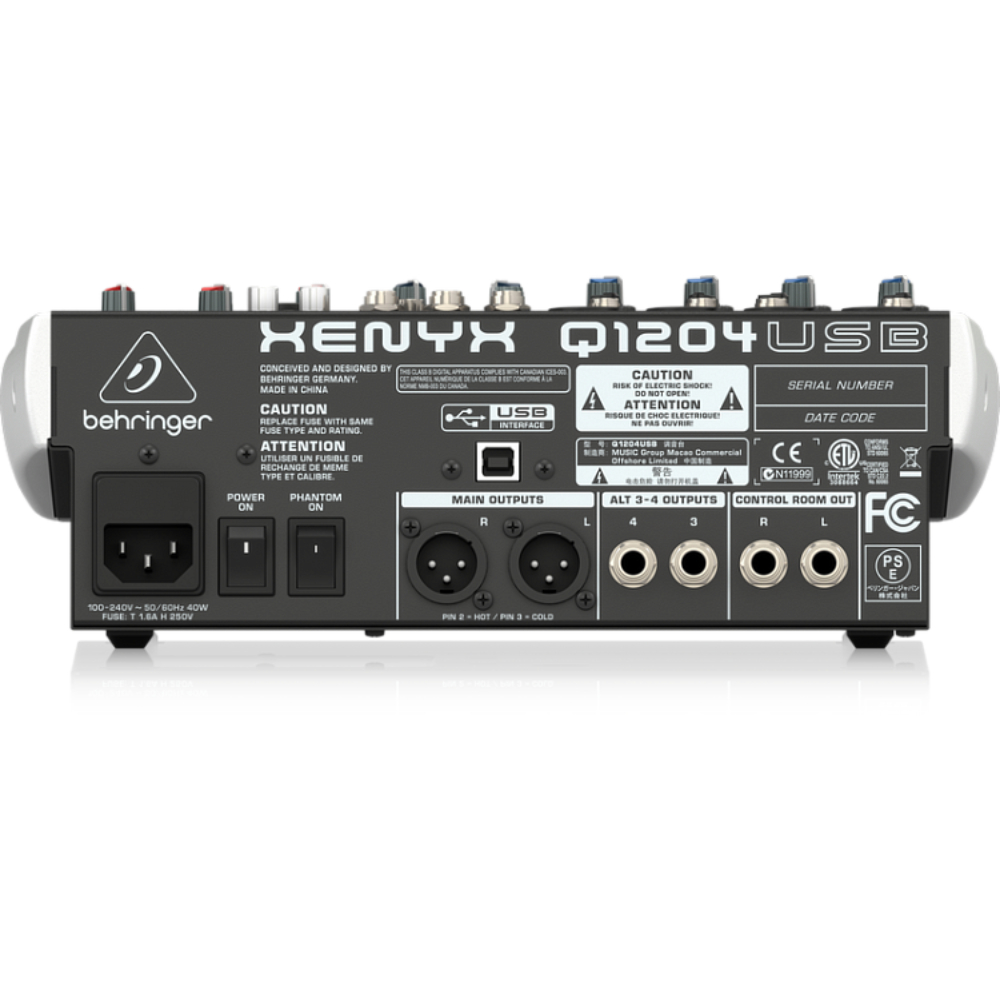 Аналоговый микшер Behringer Q1204USB - 7