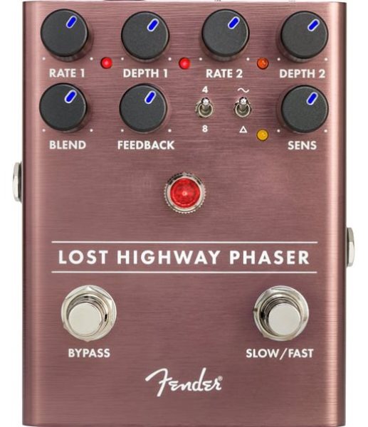 Педаль эффектов Fender LOST HIGHWAY PHASER, Черный - 5