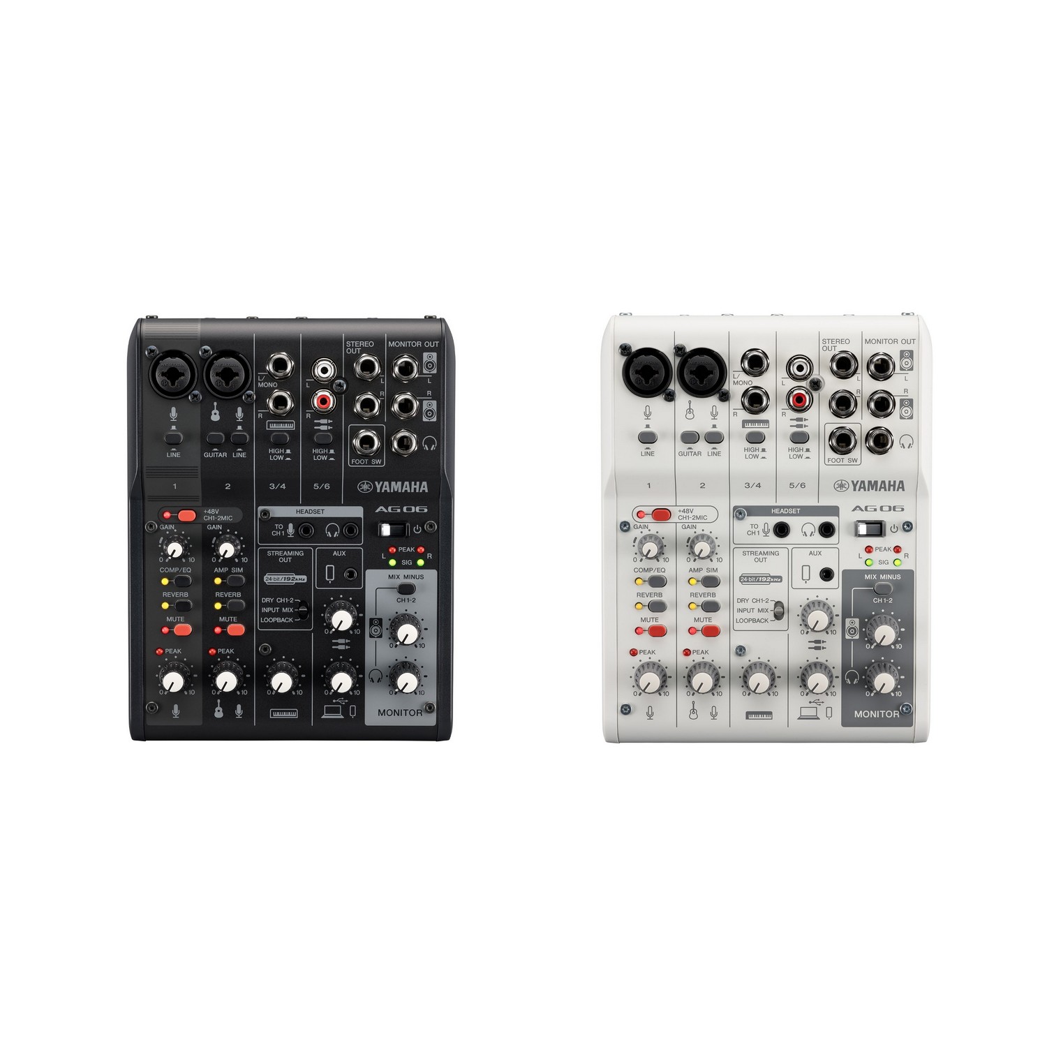 Микшерный пульт Yamaha AG06MK2 White - 23