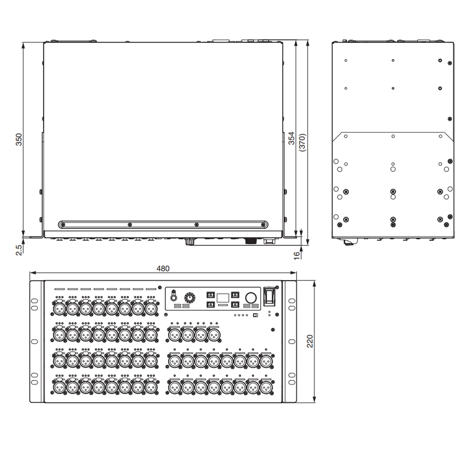 Цифровой конвертор Yamaha Dante RIO3224-D3 - 15