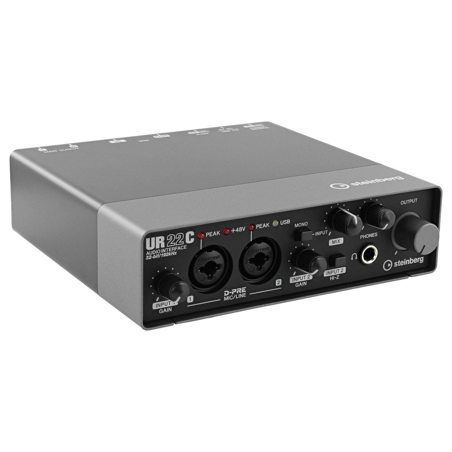 Аудиоинтерфейс Steinberg UR22C 2x2 - 12