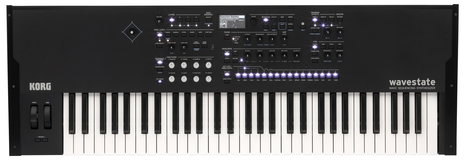Синтезатор Korg WAVESTATE SE, Черный - 6