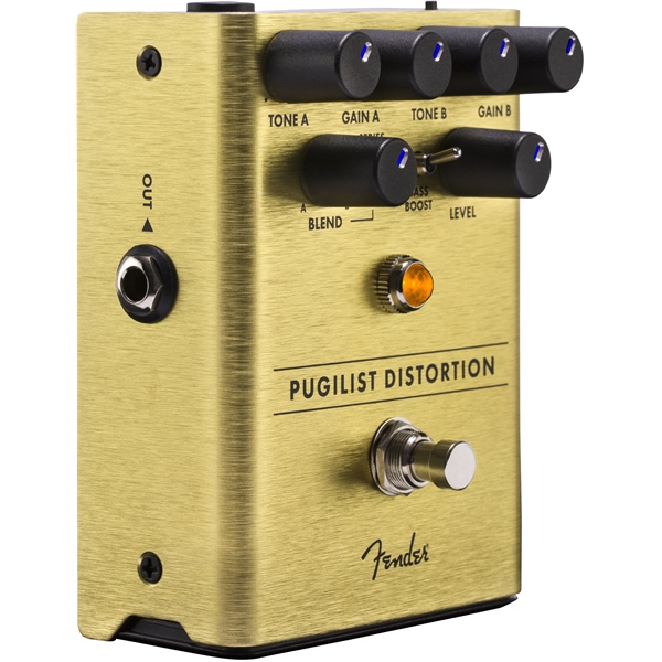 Педаль эффектов Fender PUGILIST DISTORTION PEDAL, Черный - 12