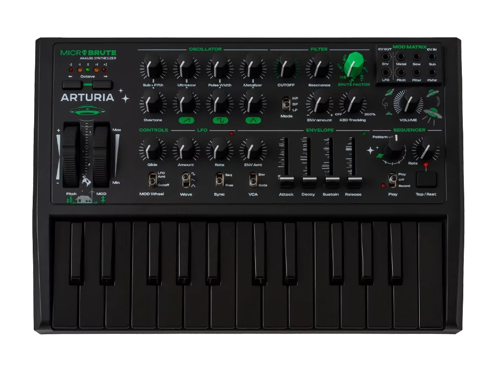 Синтезатор Arturia MicroBrute UFO - 6