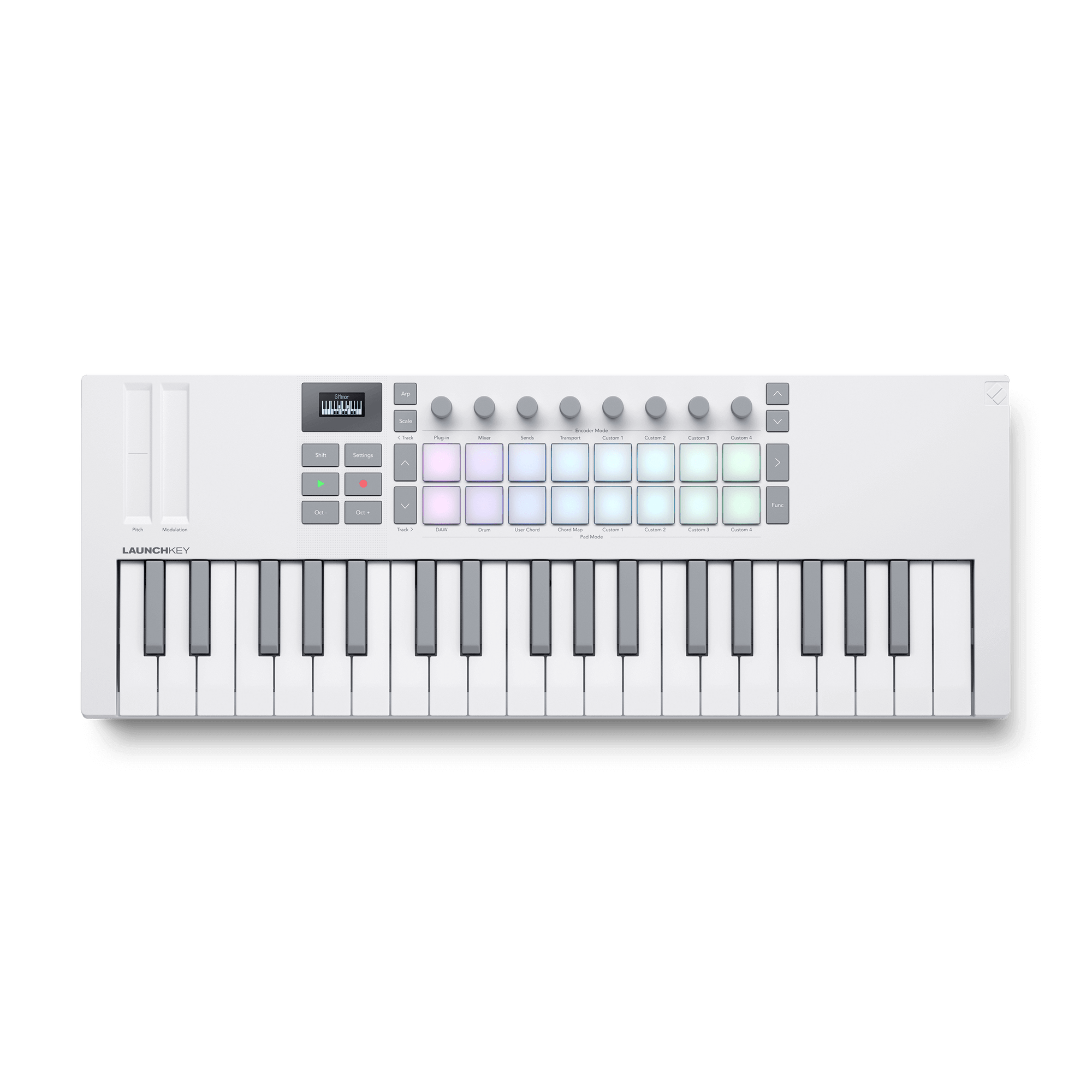 MIDI-клавиатура Novation Launchkey Mini 37 White - 9
