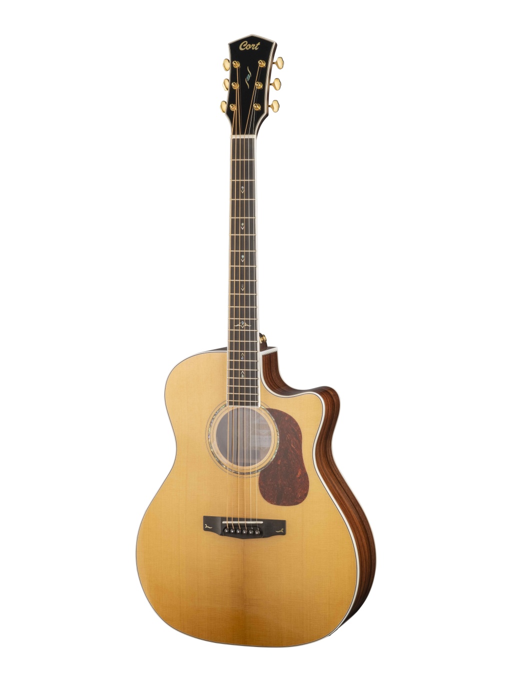Электроакустическая гитара Cort Gold-A8-WCASE-NAT - 2