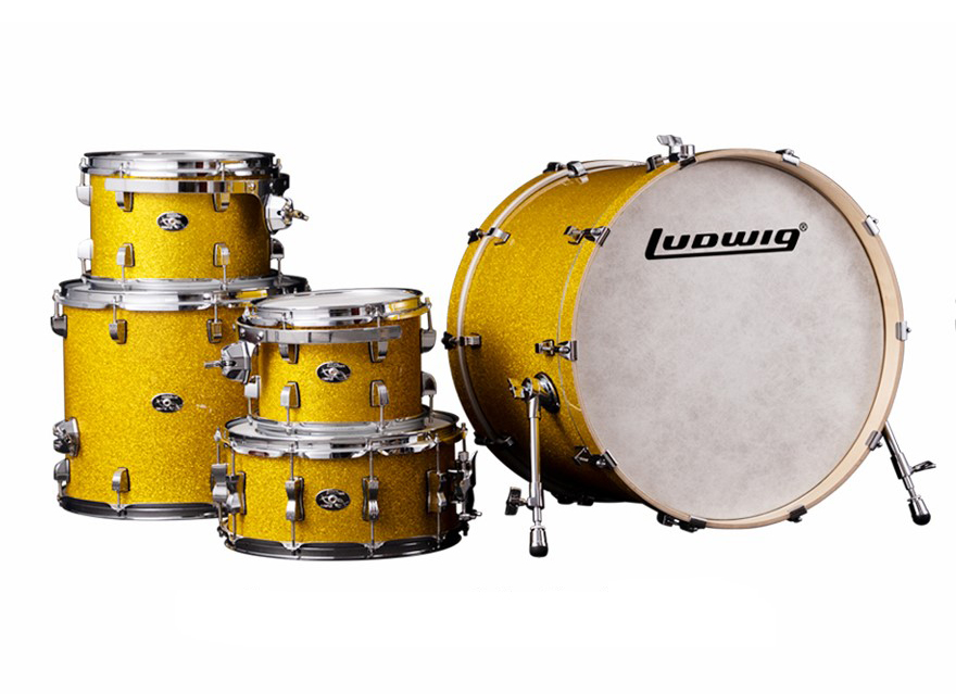 Барабанная установка Ludwig LCEM52205 Evolution Maple PRO, золото, 3 коробки - 5