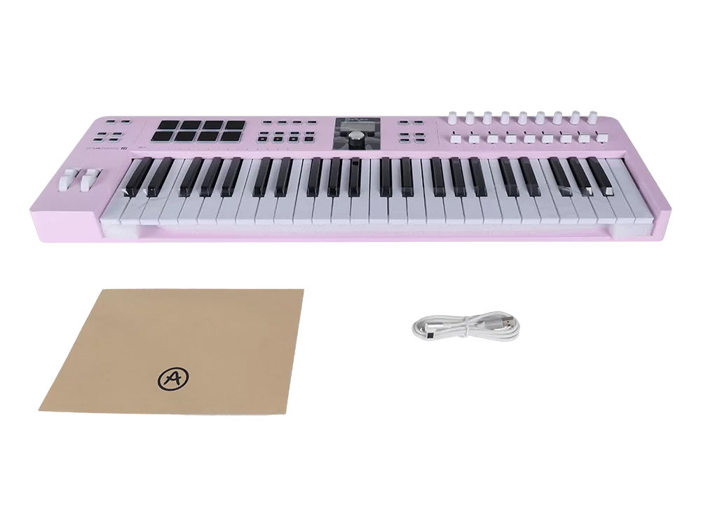 MIDI-клавиатура Arturia KeyLab Essential 49 mk3 Rose Quartz - 28