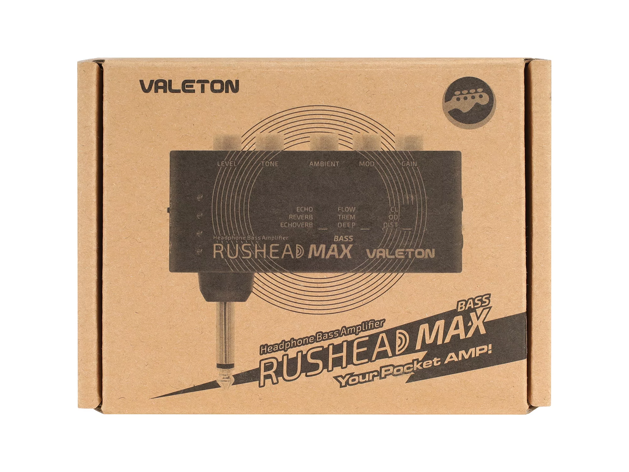 Гитарный усилитель для наушников Valeton RH-101 Rushead Max Bass - 34