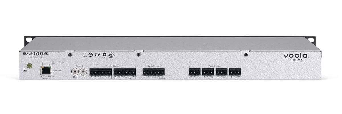 Аудиопроцессор Biamp Vocia VO-4 - 5