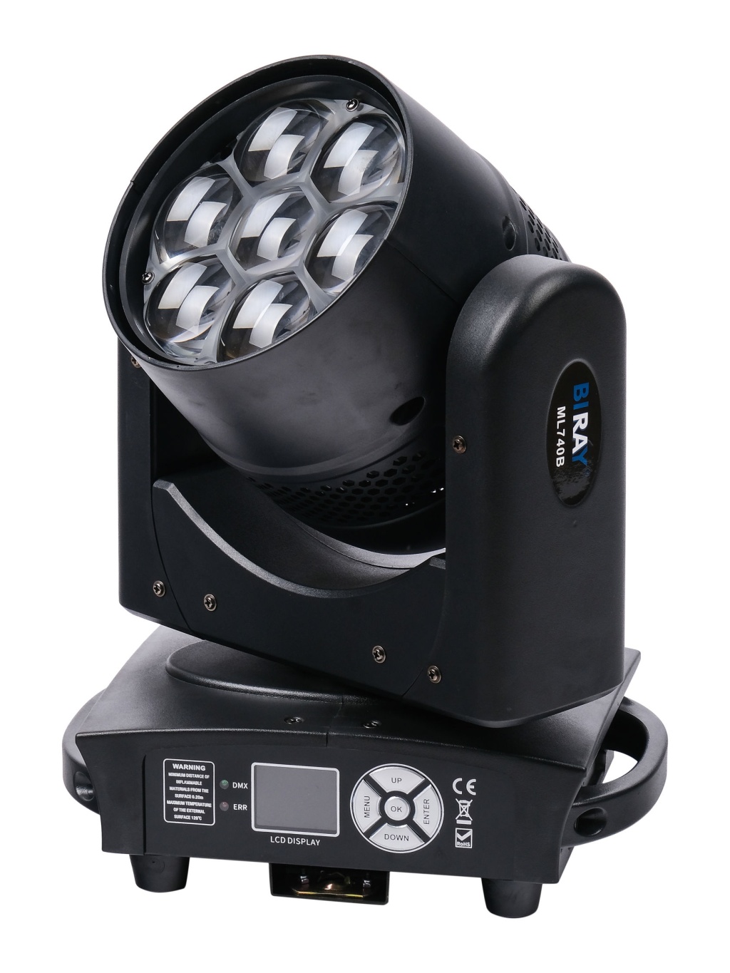 Моторизированная световая "голова" Bi Ray ML740B, лампа 7х40 Вт - 4