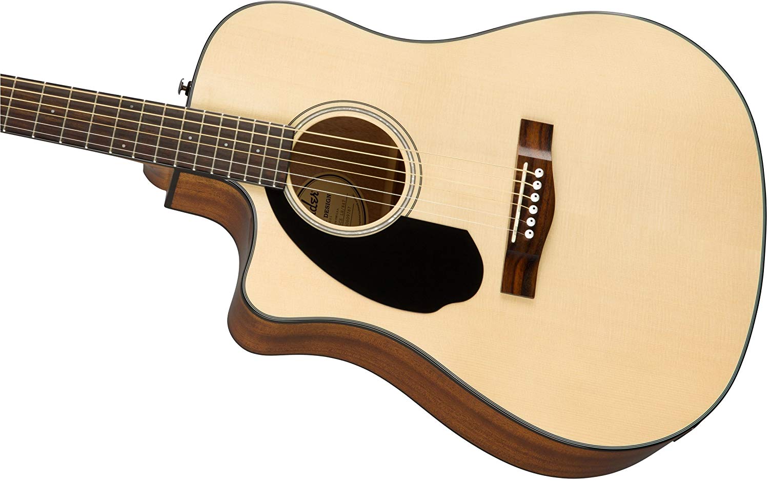Акустическая гитара Fender CD-60SCE Left-Hand Natural - 9