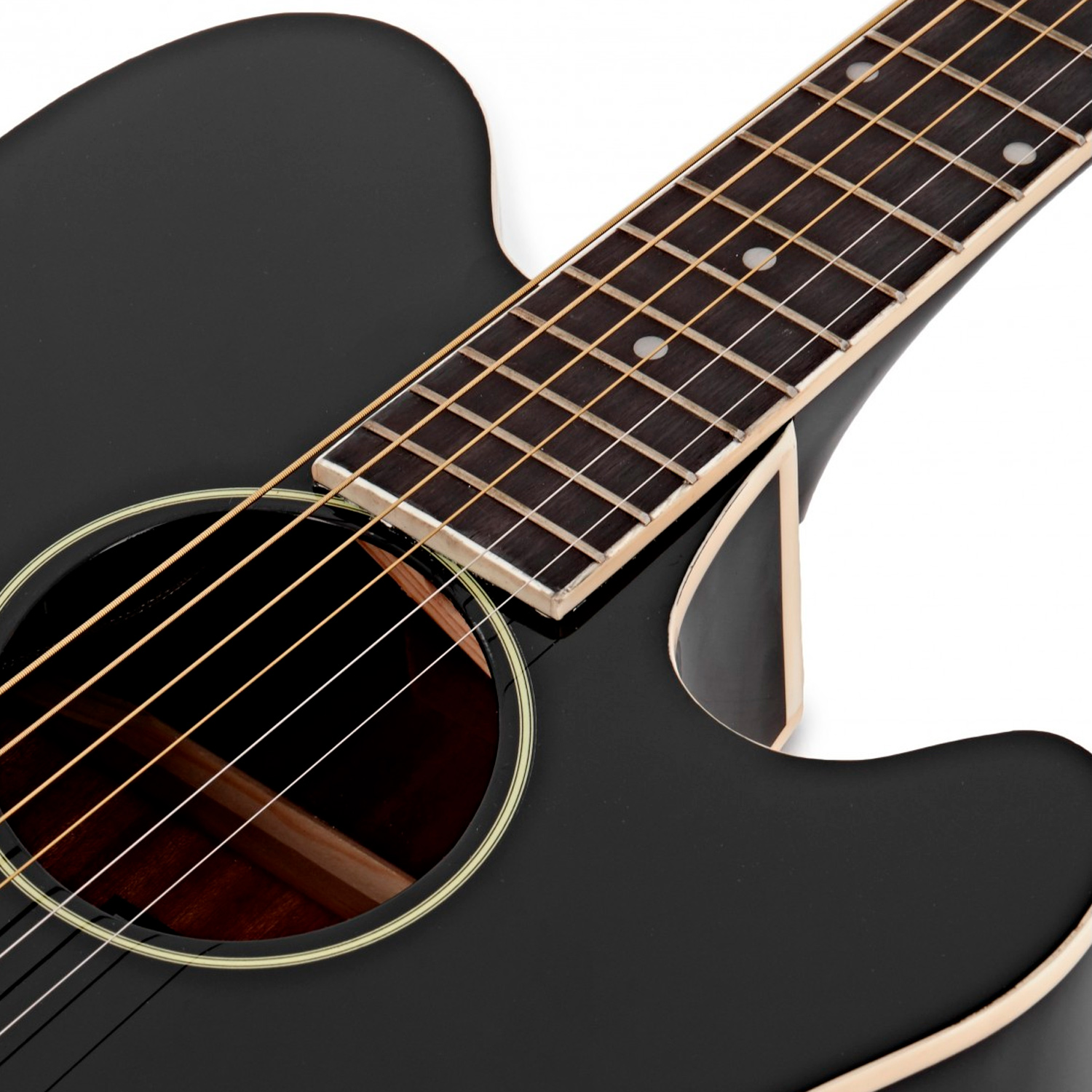 Акустическая гитара Ibanez Tcy10E-Bk - 16