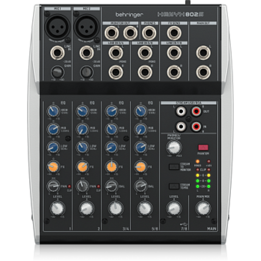 Аналоговый микшер Behringer XENYX 802S   - 6