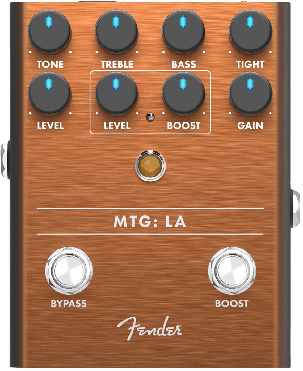 Педаль эффектов Fender MTG:LA TUBE DISTORTION, Черный - 5