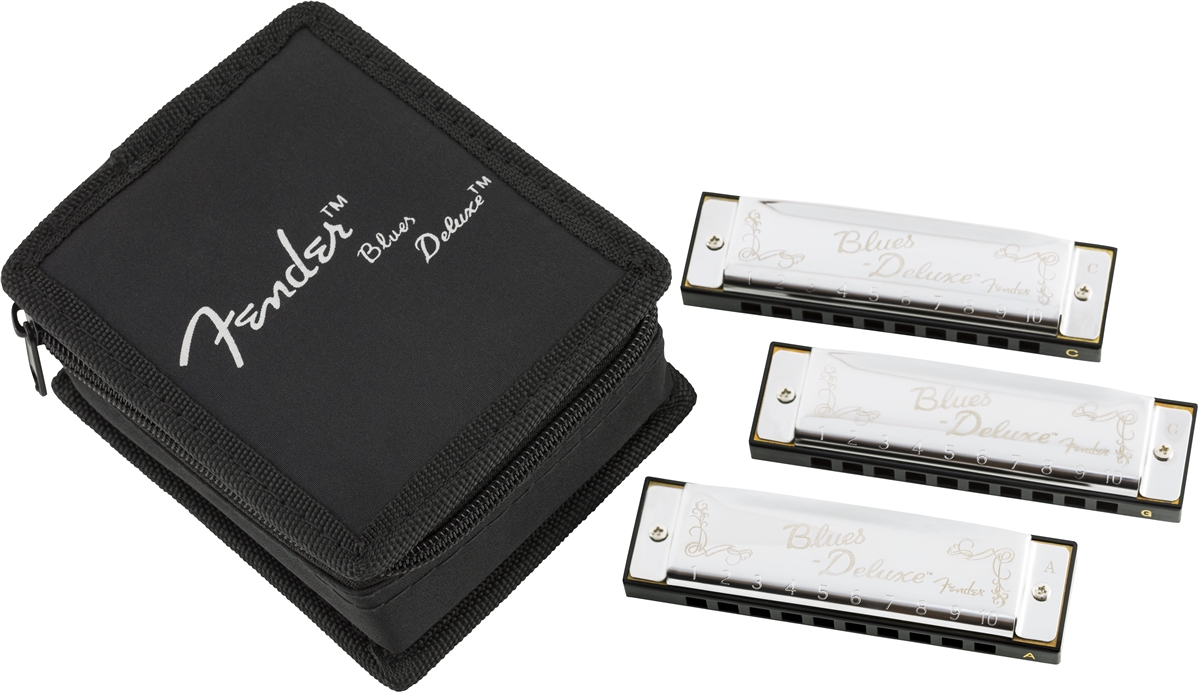 Губная гармоника Fender Blues Deluxe Harmonica 3 Pack - 2
